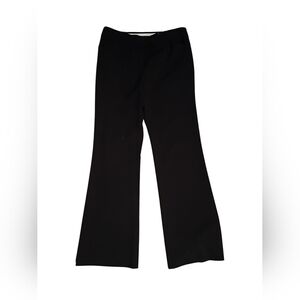 Elegant Black Normcore Women's Business Straight Leg Pants Size 6